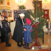 8 января 2015 года. Праздничное богослужение для детей-инвалидов в Волковыске