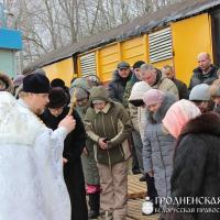 19 января 2015 года. Прихожане храма святых Мефодия и Кирилла города Волковыска встретили праздник Крещения Господня