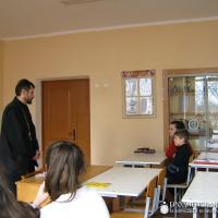 2 марта 2015 года. Священник встретился со школьниками деревни Подороск