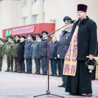 3 марта 2015 года. Священник принял участие в праздничных мероприятиях по случаю 98-ой годовщины со Дня образования белорусской милиции
