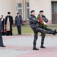 3 марта 2015 года. Священник принял участие в праздничных мероприятиях по случаю 98-ой годовщины со Дня образования белорусской милиции