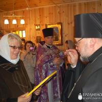 29 марта 2015 года. Архиепископ Артемий совершил освящение храма в деревне Заболоть Щучинского благочиния