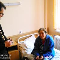 17 апреля 2015 года. Во время Светлой седмицы священник посетил Гродненскую больницу скорой медицинской помощи