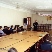 19 мая 2015 года. Священник встретился с учащимися Гродненского училища олимпийского резерва
