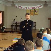 19 мая 2015 года. Священник встретился с учащимися Гродненского училища олимпийского резерва
