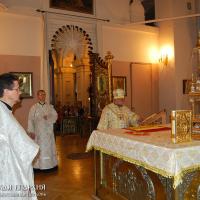 21 мая 2015 года. В день праздника Вознесения Господня архиепископ Артемий совершил литургию в кафедральном соборе города Гродно