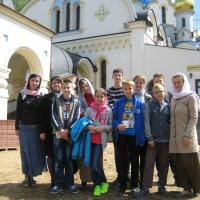 24 мая 2015 года. Паломничество выпускников воскресной школы при кафедральном соборе города Гродно