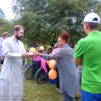28 июня 2015 года. Священник принял участие в праздновании дня молодежи в городе Волковыске