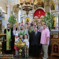 31 мая 2015 года. Престольный праздник в храме Святой Живоначальной Троицы городского поселка Зельва