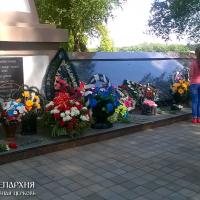 7 июля 2015 года. Священники Волковысского благочиния приняли участие в почтении памяти погибших жителей деревни Шауличи