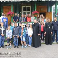 17 июля 2015 года. В деревне Поречье состоялся православный слёт воспитанников воскресных школ Скидельского благочиния