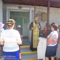 7 августа 2015 года. Священник освятил социальный центр самообслуживания в деревне Зарудавье