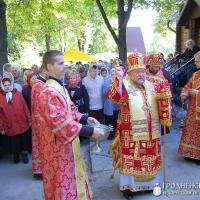 11 сентября 2015 года. Архиепископ Артемий совершил литургию на приходе Усекновения Главы Иоанна Предтечи города Гродно