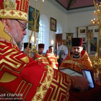 3 октября 2015 года. Архиепископ Артемий совершил литургию в храме святой мученицы Параскевы деревни Сидельники