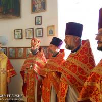 3 октября 2015 года. Архиепископ Артемий совершил литургию в храме святой мученицы Параскевы деревни Сидельники