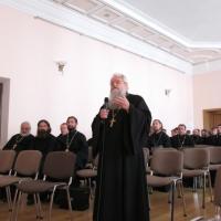 Встреча духовенства Гродненской епархии с о. Александром Борисовым и о. Иоанном (Jovanni) Гуайта. 