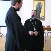 Встреча духовенства Гродненской епархии с о. Александром Борисовым и о. Иоанном (Jovanni) Гуайта. 