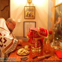 2 ноября 2015 года. Архиепископ Артемий совершил Божественную литургию в кафедральном соборе города Гродно