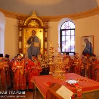 2 ноября 2015 года. Архиепископ Артемий совершил Божественную литургию в кафедральном соборе города Гродно