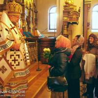 2 ноября 2015 года. Архиепископ Артемий совершил Божественную литургию в кафедральном соборе города Гродно