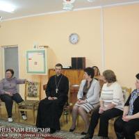 5 ноября 2015 года. Священник провел беседу об исповеди с сотрудниками детского сада №7 города Волковыска