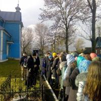 Слушатели первого года катехизаторских курсов при Свято-Покровском соборе совершили первое совместное паломничество в Лавришевс
