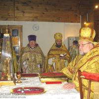 18 ноября 2015 года. Архиепископ Артемий совершил литургию в часовне в честь Святителя Тихона города Гродно