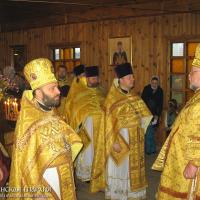18 ноября 2015 года. Архиепископ Артемий совершил литургию в часовне в честь Святителя Тихона города Гродно