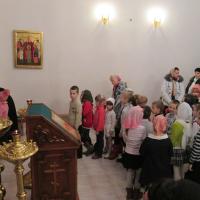 Первая исповедь учеников воскресной школы при Свято-Покровском соборе
