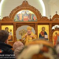 Архиепископ Артемий совершил литургию в домовой церкви святителя Николая