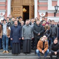 Православная молодежь из Польши с экскурсией в Свято-Покровском соборе