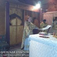Новогодняя ночная литургия в часовне святителя Тихона