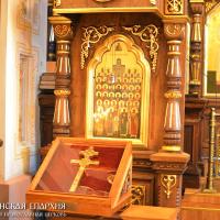 В Неделю святых отец архиепископ Артемий совершил литургию в кафедральном соборе г.Гродно