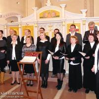 Рождественское выступление хора белорусской духовной музыки «Бацькаўшчына» в храме святителя Луки