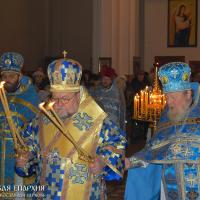 Архиепископ Артемий совершил литургию в кафедральном соборе Волковыска