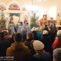 Божественная литургия для детей-инвалидов в Волковыске