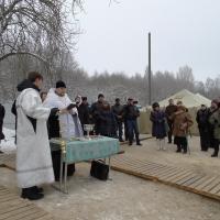 В Волковыске прошло традиционное крещенское купание