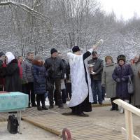 В Волковыске прошло традиционное крещенское купание