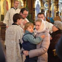 В день Крещения Господня архиепископ Артемий совершил литургию в кафедральном соборе Гродно +аудио