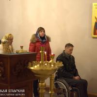 В новогоднюю ночь архиепископ Артемий совершил литургию в Ольгинской церкви города Гродно