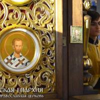 В день памяти Собора новомучеников и исповедников архиепископ Артемий совершил литургию в кафедральном соборе города Гродно