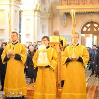 В день памяти Собора новомучеников и исповедников архиепископ Артемий совершил литургию в кафедральном соборе города Гродно