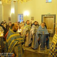 Архиепископ Артемий совершил литургию на приходе в честь иконы Божией Матери «Взыскание погибших» города Гродно