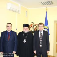 Архиепископ Артемий встретился с сотрудниками Управления Следственного Комитета Республики Беларусь по Гродненской области