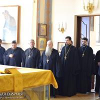 Архиепископ Артемий возглавил вечерню и чин прощения в кафедральном соборе Гродно