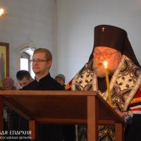 Архиепископ Артемий возглавил чтение канона Андрея Критского в домовой церкви Архиерейского Подворья