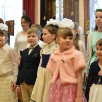 Хор воскресной школы Покровского собора принял участие в открытии выставки в Музее истории и религии
