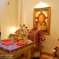 Архиепископ Артемий совершил литургию в храме святителя Луки