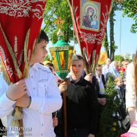 Прихожане храма поселка Зельва приняли участие в митинге в честь Дня победы