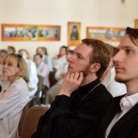 В гостях у клуба православного общения побывал иерей Олег Приставко (Литва)